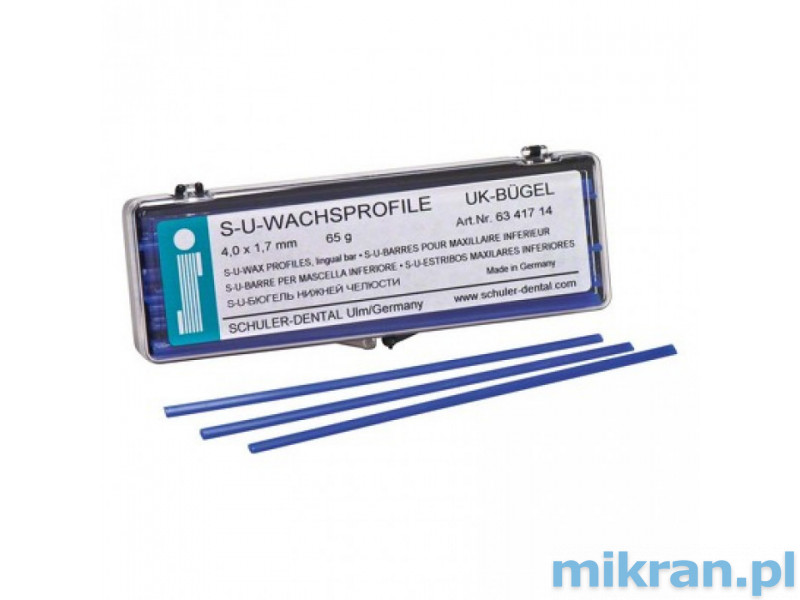 Sublinguale Wachsprofile 4,0 x 1,7 mm