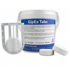 GipEx Tabs Korb zum Aufhängen + 2 Stk. Tabletten - Testkit.
