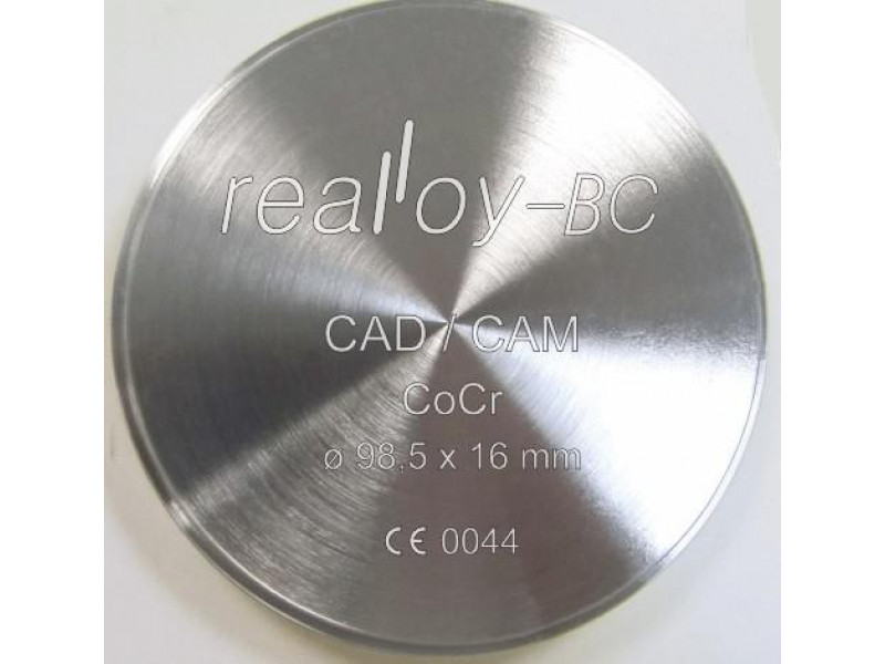 Realloy BC – CoCr-Frässcheibe 98,5 x 14 mm