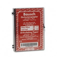 Transparentpapier Bausch 10x7 cm, rot, BK 12