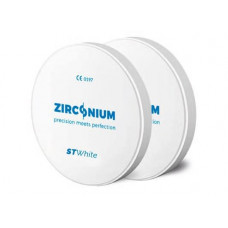 Zirkonium ST Weiß 98x14mm