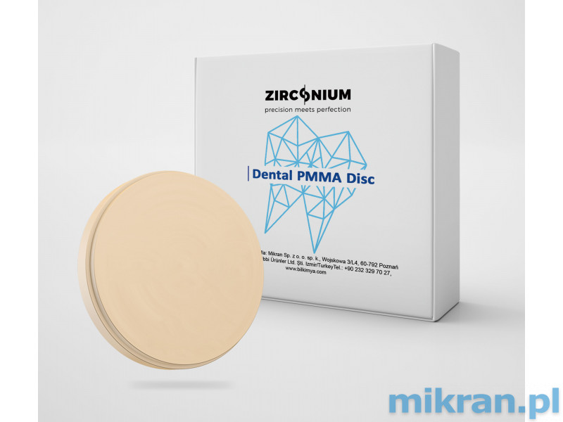 Zirkonium PMMA 98x18mm