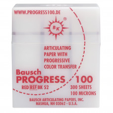 Bausch PROGRESS Artikulationspapier 100 µ rot BK 52