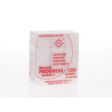 Rechteckiges Transparentpapier, rot 100u (300 Stück / Kassette) BK52