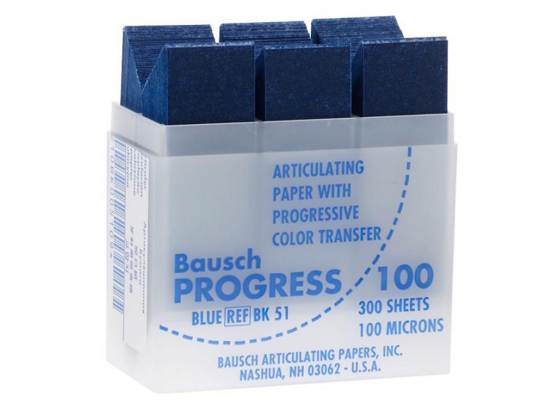 Rechteckiges Transferpapier, blau, 100u (300 Stück / Kassette) BK51