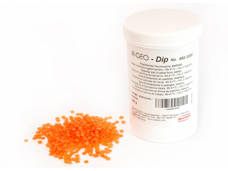 GEO-Dip Wachs in Granulat für Tränktechnik Orange 200g