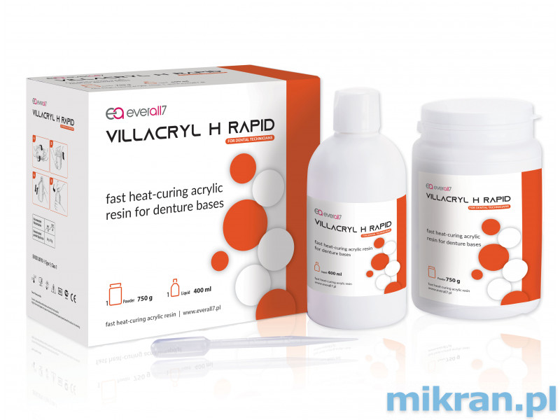 Villacryl H Rapid 750 g/400 ml + 4Shine Polierpulver hart 400 g