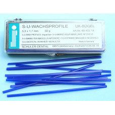 3,3 x 1,7 mm sublinguale Wachsprofile