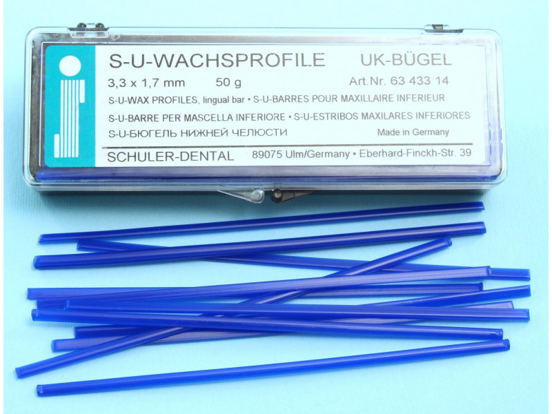 3,3 x 1,7 mm sublinguale Wachsprofile