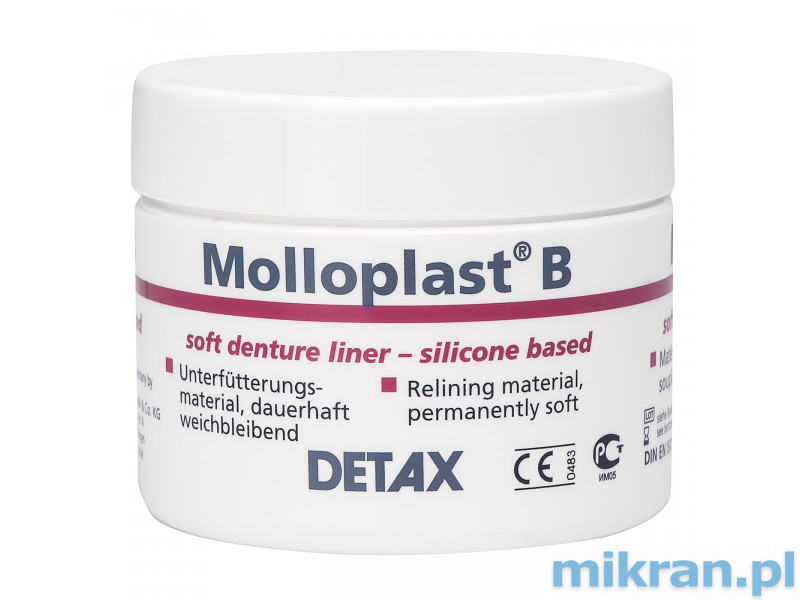 Molloplast B 45g Material zur Unterfütterung von Zahnprothesen