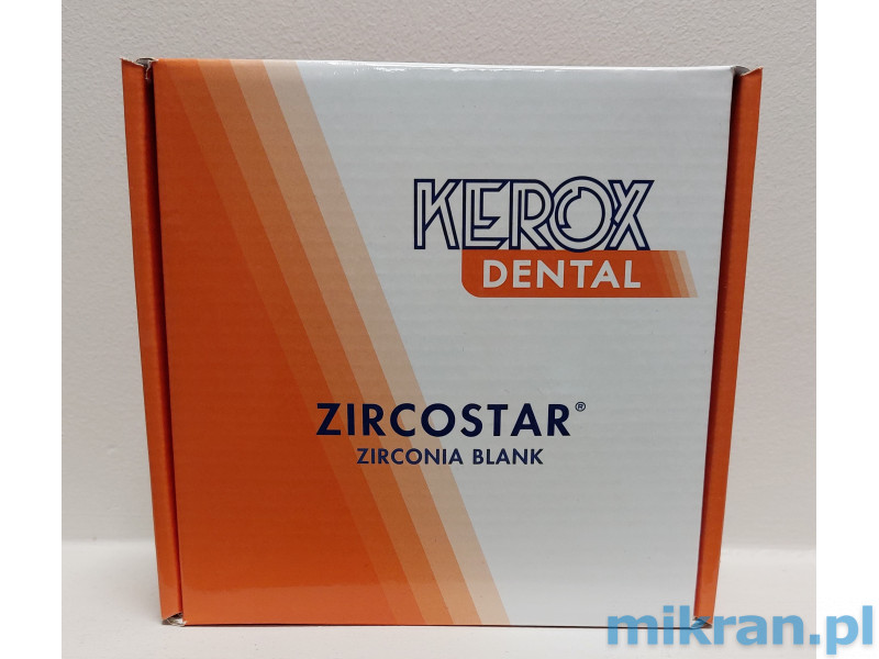 Outlet Kerox - HT-Zirkoniumscheibe zum Fräsen 95x18 mm A1 - Sortimentsverkauf