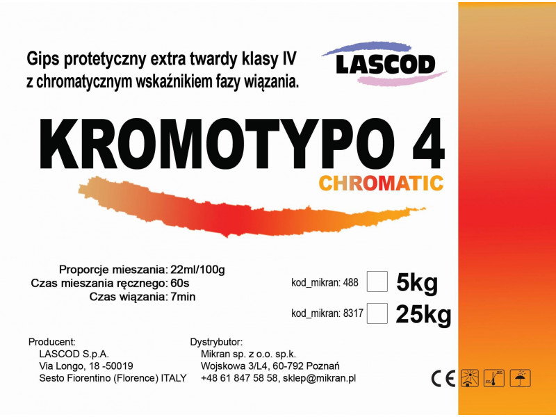 Kromotypo 4 Superhartgips 5kg