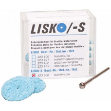 Lisko-S, Set mit 10 Polierscheiben aus Kunststoff.