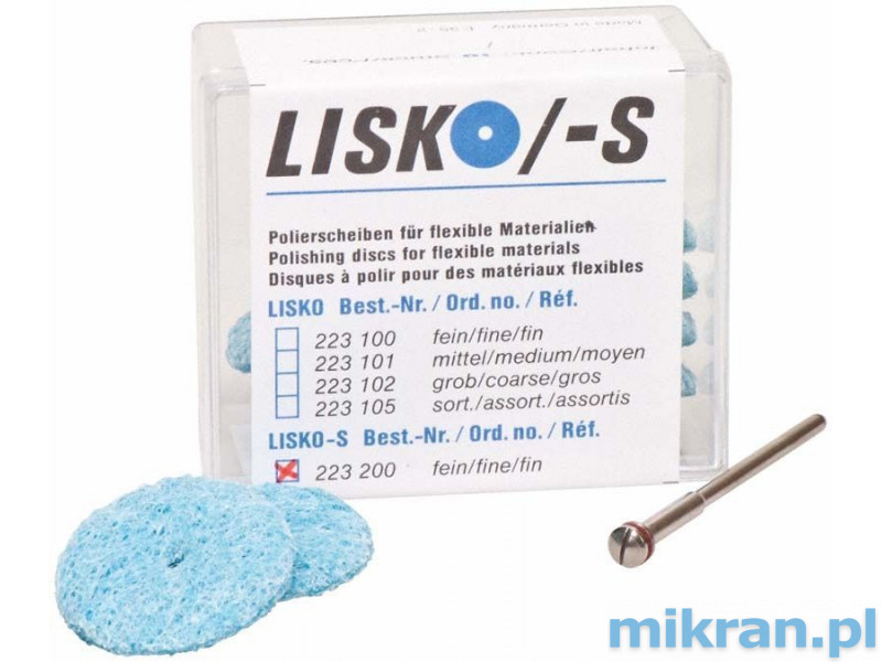 Lisko-S Kunststoff-Polierscheiben, 10 Stück