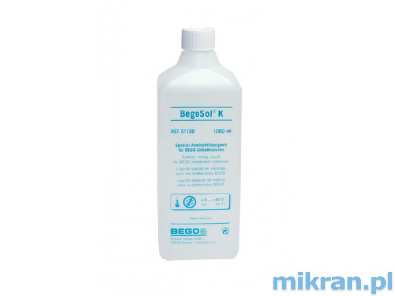 BegoSol K 1l- Die Flüssigkeit ist kälteempfindlich - Versand im Winter auf Gefahr des Kunden.