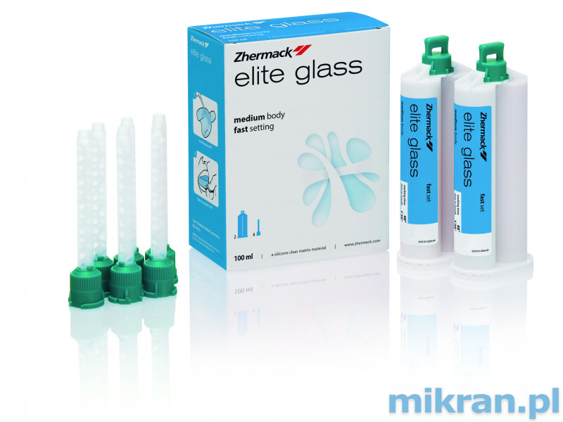 Elite Glas 2 x 50 ml. + 6 Mischkanülen