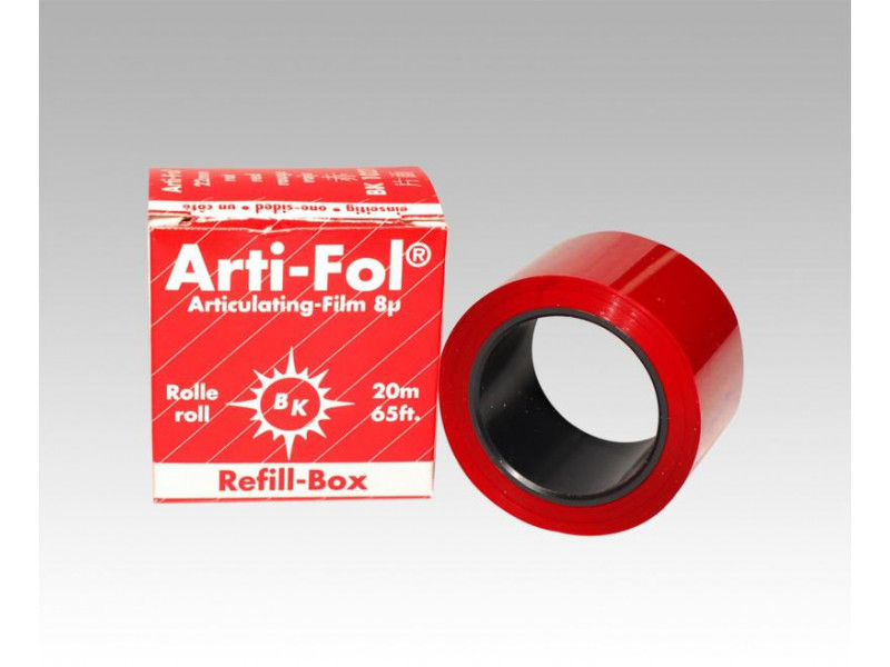 Bausch Arti-Fol 8µ rote Artikulationsfolie, Ergänzung zu BK 1021