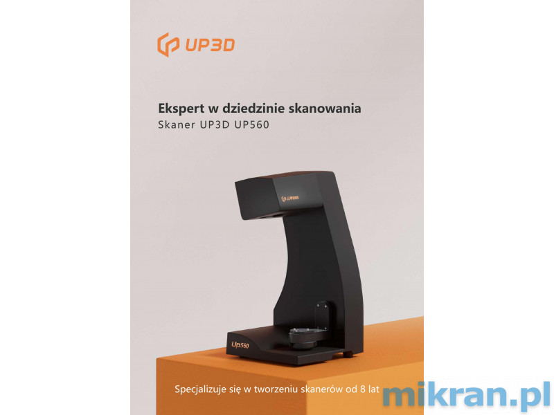 UP3D-Prothesenscanner UP560 + Version mit EXOCAD oder UPCAD